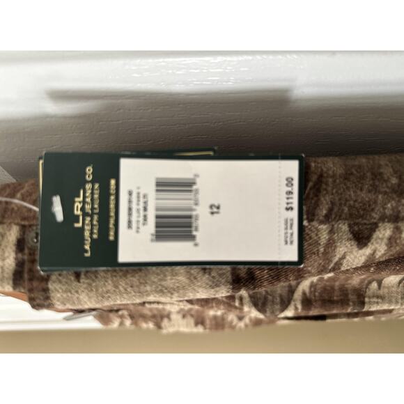 Lauren Ralph Lauren Pants Womens 12 Aztec Modern Straight Corduroy NWT - Picture 5 of 9